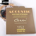 High-carbon Steel String and 90/10 Brass Wound String Acoustic Guitar Strings