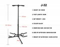 Wholesale Vertical Double Heads Acoustic&Electric&Classical Guitar Stands