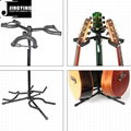 Wholesale Vertical 3 Heads Classic&Acoustic&Electric Guitar Stands 5