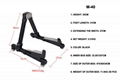 Wholesale High Quality Aluminum Alloy Material Seat Folding Guitar Stands