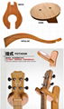 Wholesale Bamboo Material Hanging Guitar Stands 4