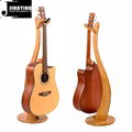 Wholesale Bamboo Material Hanging Guitar Stands 1