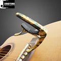 Wholesale High Grade Camouflage Color&Blue and White Porcelain Color Guitar Capo