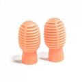 New Product Drum Stick Silicone Head Cover Protect Drum Practise Mute Set