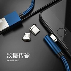 Magnetic cable for mobile game