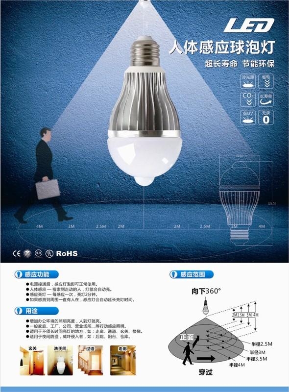 PIR Sensor Bulb  3