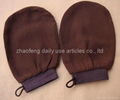 Viscose magic peeling glove tan removal mitt exfoliating bath glove 2