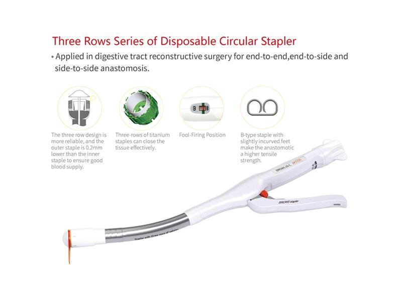 Three Rows Series of Disposable Circular Stapler-- Minimally invasive, Anorectal 2