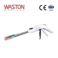 Disposable Curved Cutter Stapler--Open