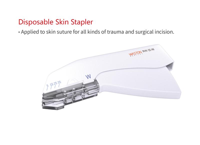 Disposable Skin Stapler--Suture operation, Epidermis, Minimally invasive, CE/ISO 2