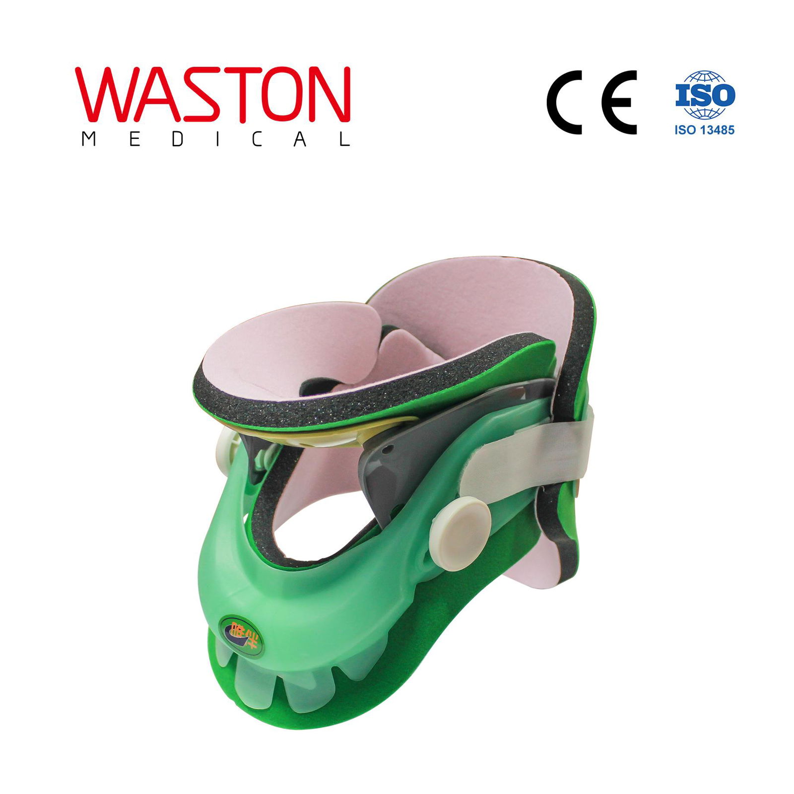 Adjustable Cervical Collar-Postoperative care，Soporte ajustable para el cuello