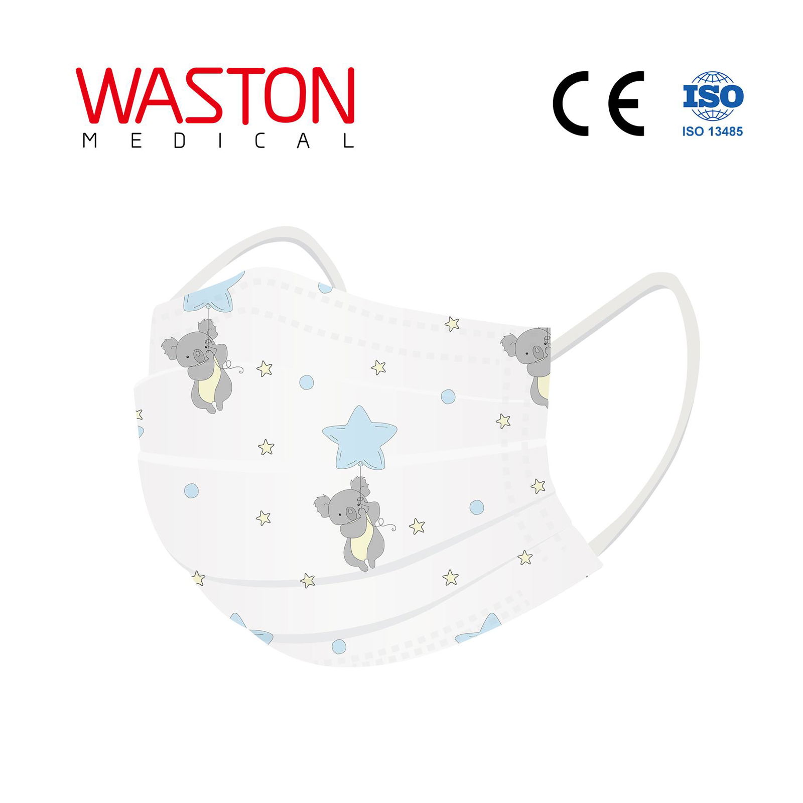 Disposable Children Face Mask-pattern--Child, Epidemic prevention,Type II,BFE≥95 3