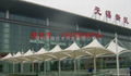 台州新型公交站台遮阳膜结构