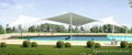 绵阳游泳池景观遮阳棚膜结构