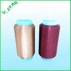 60D/4F polyester trilobal bright color yarn 