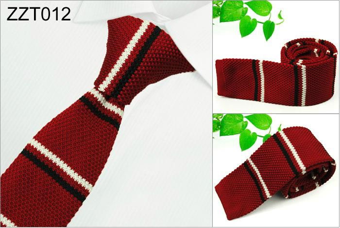 11 Patterns Knited Neckties In Stock 2