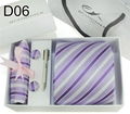 20 Patterns 1200 Needle Jacquard Polyester Neckties Sets  6