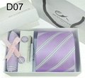 20 Patterns 1200 Needle Jacquard Polyester Neckties Sets  7