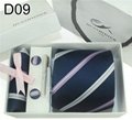 20 Patterns 1200 Needle Jacquard Polyester Neckties Sets  9