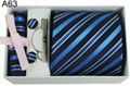 20 Patterns 1200 Needle Jacquard Polyester Neckties Sets  20