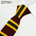 NEW Strip Patterns Knitted Neckties 1