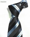 Strip Patterns Neckties, Jacquard Polyester Neckties  9