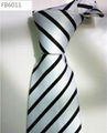 Strip Patterns Neckties, Jacquard Polyester Neckties  11