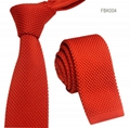 Solid Colors Knitted Neckties 4