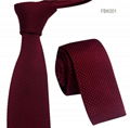 Solid Colors Knitted Neckties 1