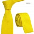 Solid Colors Knitted Neckties 9