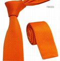 Solid Colors Knitted Neckties 5