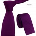 Solid Colors Knitted Neckties 19