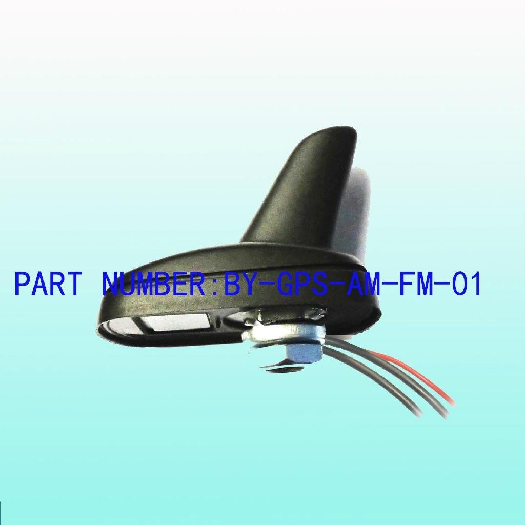 Gps AM FM Combined Active Antenna 2 Cables SMA Or FAKRA