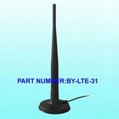 Magnetic Base 65mm Lte 4G Antenna with SMA Connector RG174 Cable