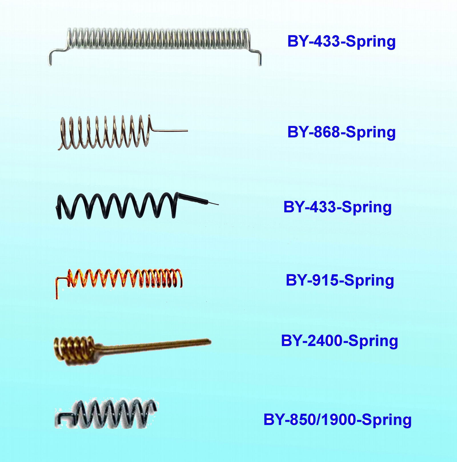 All kinds of Spring Antennas