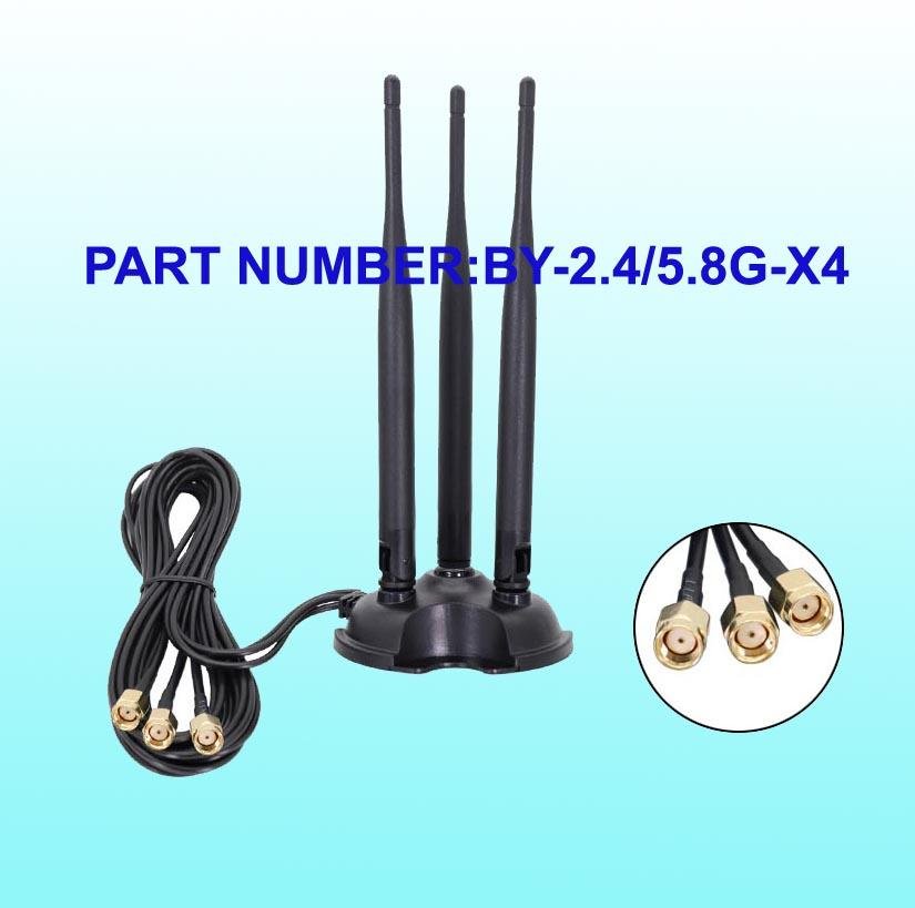 Wifi(2.4G~5.8G) base antenna