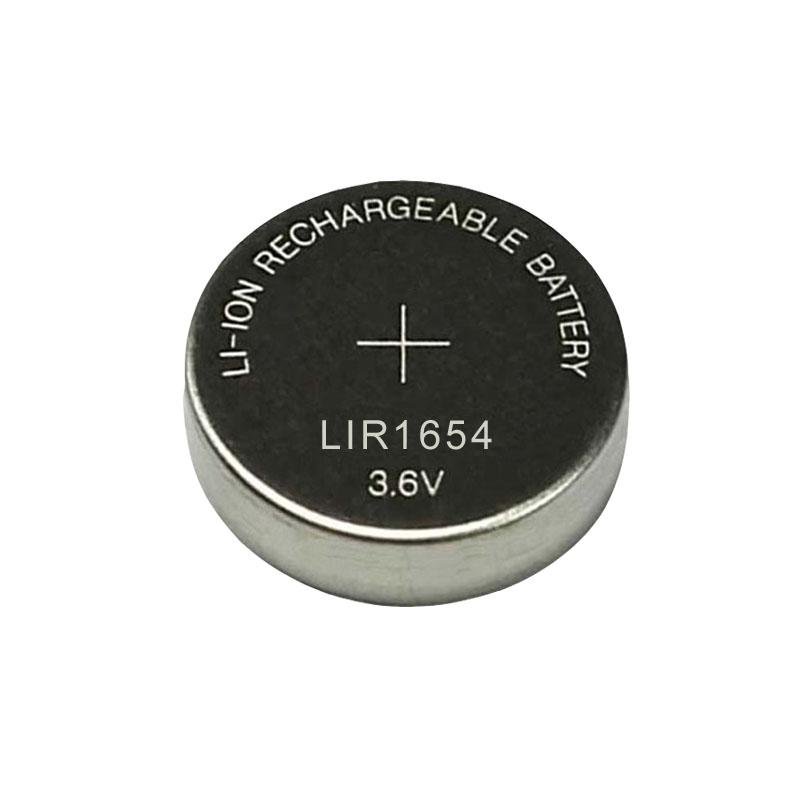 3.6V 扣式充電電池LIR1654
