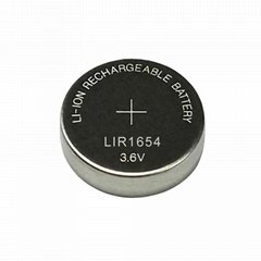 3.6V 扣式充电电池LIR1654
