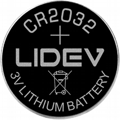 High capacity CR2032 battery