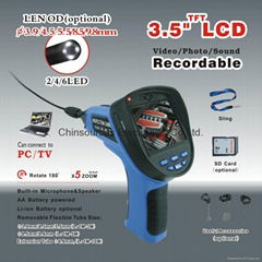 99E-4510L2  4.5mm Camera w/2m Cable Portable Video borescope Endoscope 2.4 "TFT