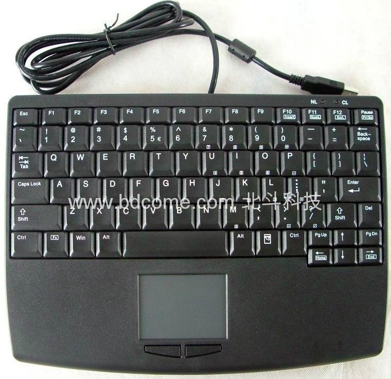 笔记型工业键盘带触摸板可选2.4G无线