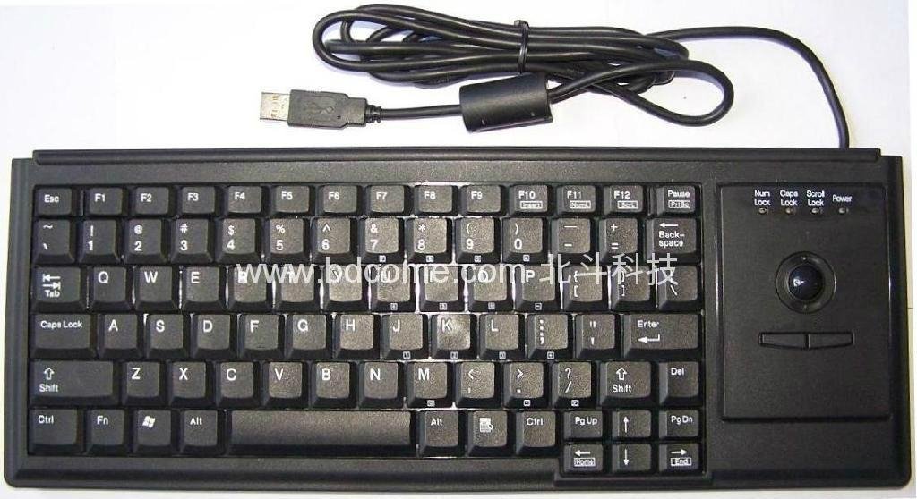 Germany CHERRY Standard Laptop-type Industrial Keyboard K88D with Trackball  - OEM (China Manufacturer) - Mouse & Keyboard - Computer