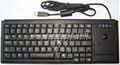 Cherry size industrial keyboard with trackball G84-4400