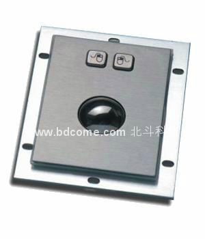 Industrial Stainless Steel Metal Trackball or TouchPad Mouse 2