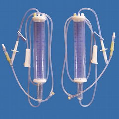 DISPOSABLE INFUSION SET WITH BURETTE