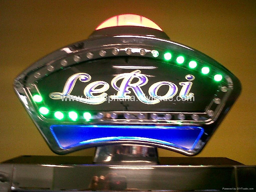 LED topper light Fan bezel for casino machines