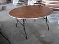 banquet table with aluminium edge