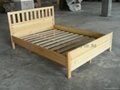 knocked-down Wooden Bed 