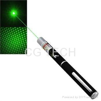 2in1 Star Pattern 532nm 5mw Green Laser Pointer Pen with star head kaleidoscope