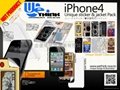 iPhone4 Unque Sticker & Case Pack 1